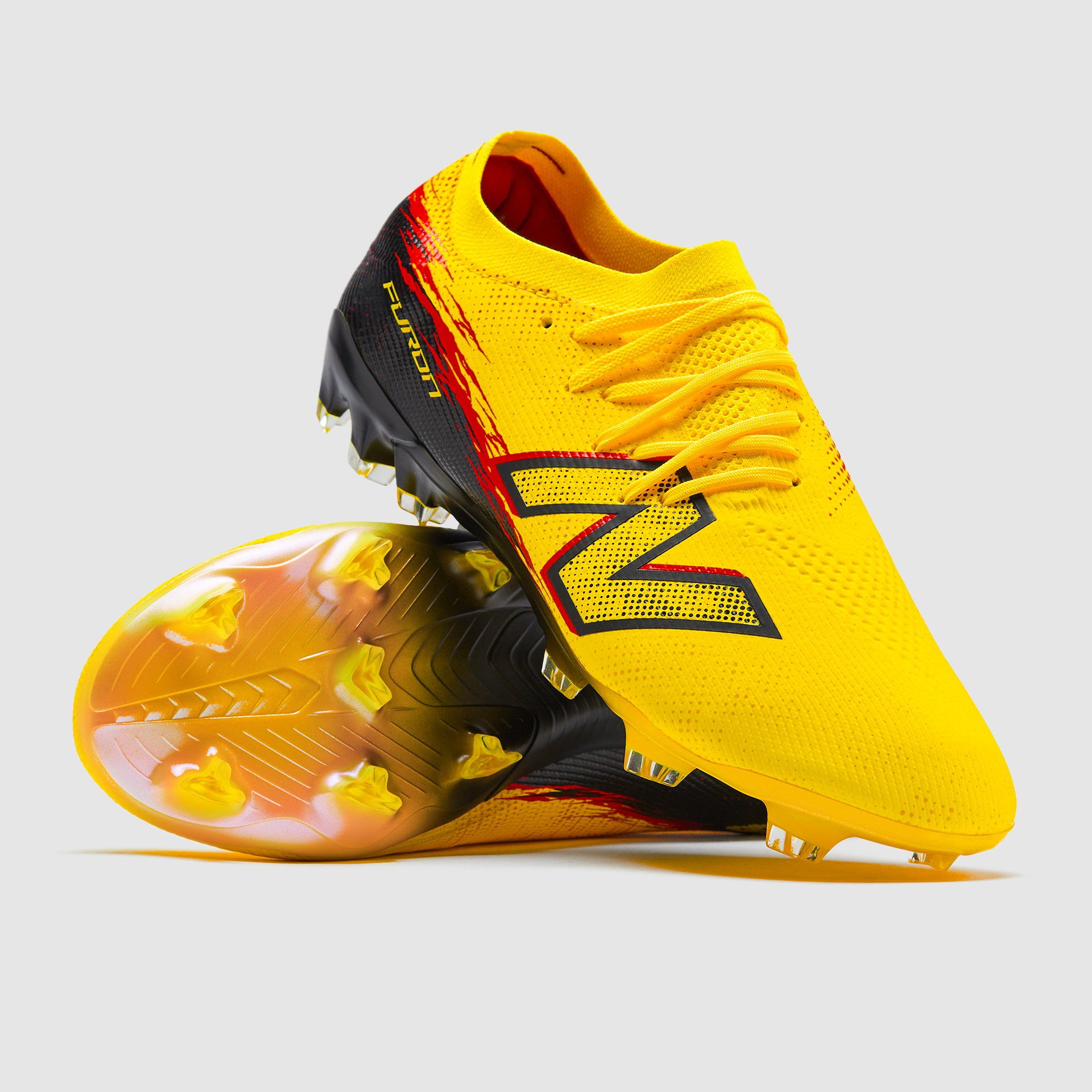soccer cleats new balance furon yellow