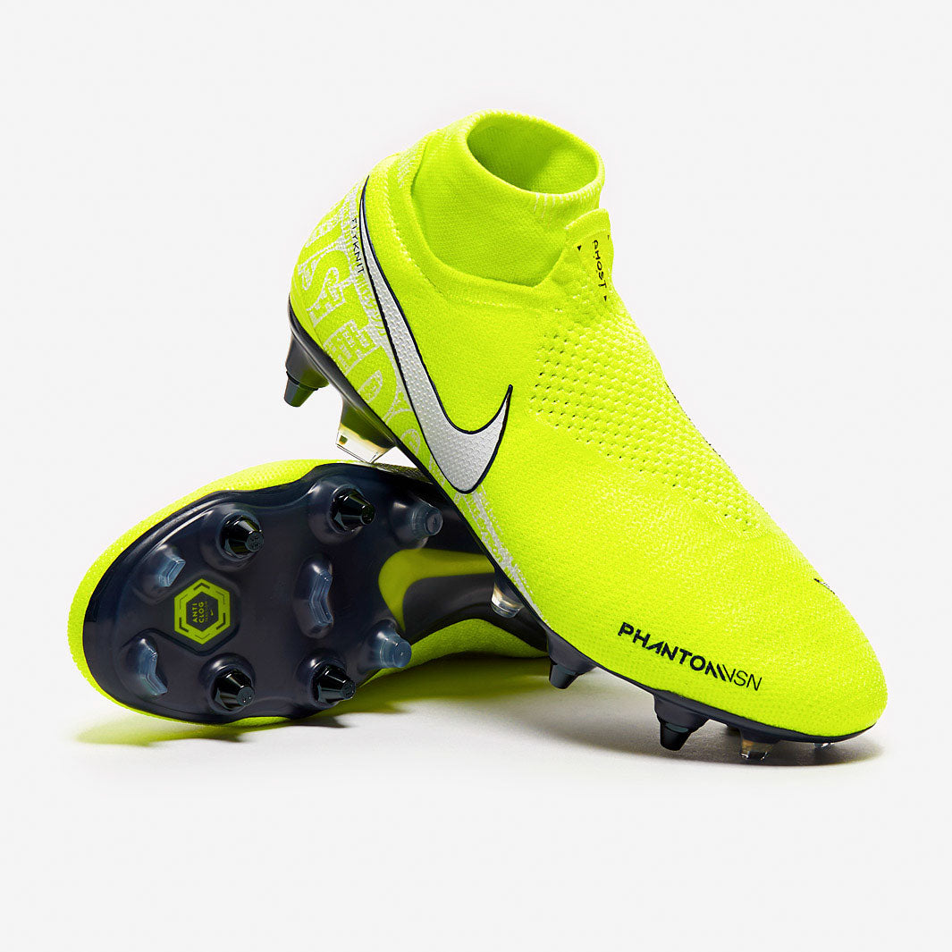 Nike Phantom VSN Elite DF SG-PRO AC - Volt/White/Barely Volt