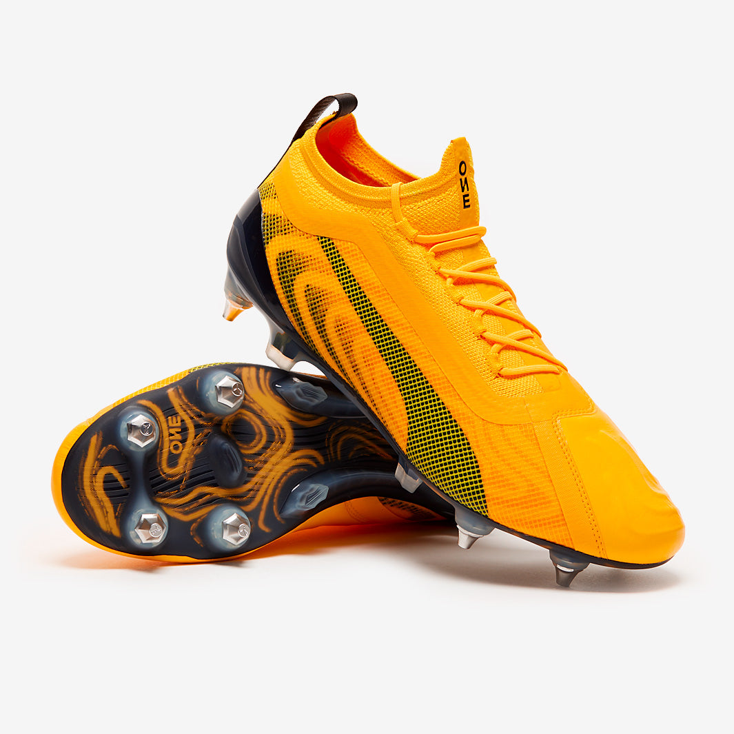 プーマ　ワンmix Puma One 20.1 Mix SG - Ultra Yellow/Puma Black/Orange Alert - Soft