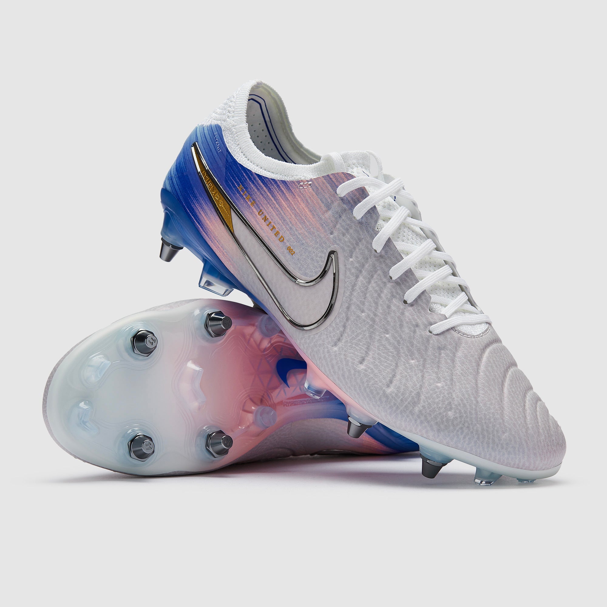 シューズ NIKETIEMPOLEGENDXELITESG-PROPLAYEREDITIO Nike Tiempo Legend X Elite SG-Pro Player Edition - Grigio Vast/Blu