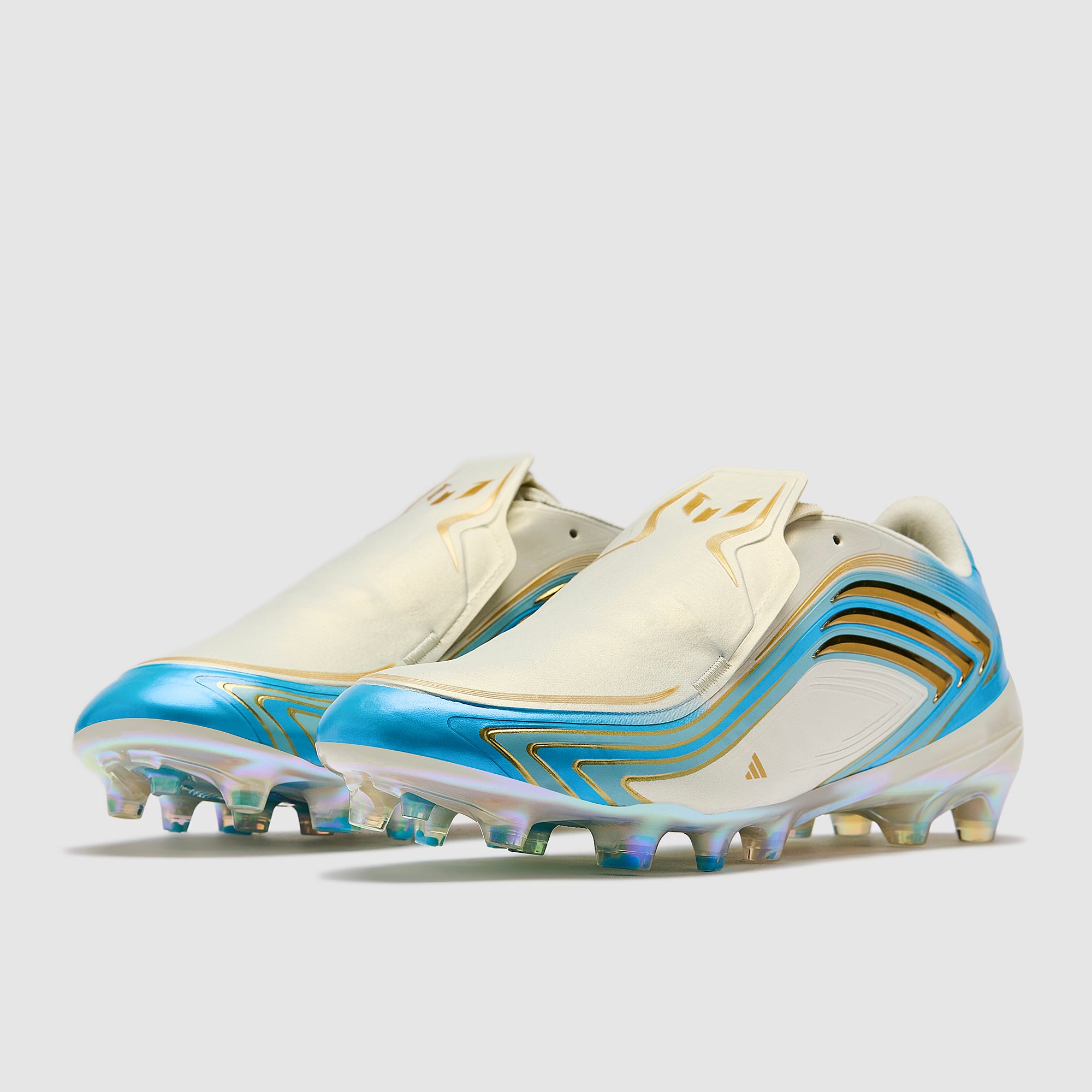adidas F50 Elite x Messi Artificial Grass - Ivory/Semi Blue Burst