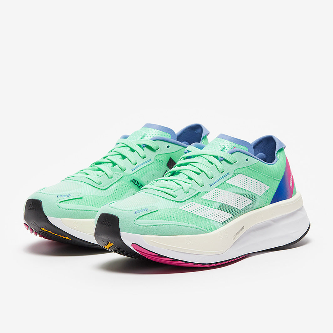 adidas Womens adizero Boston 11 - Pulse Mint/Ftwr White/Crystal